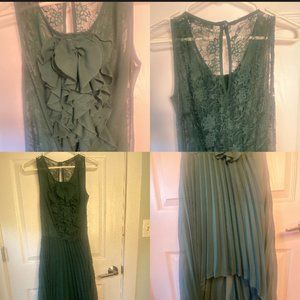 Green Lace Holiday Dress